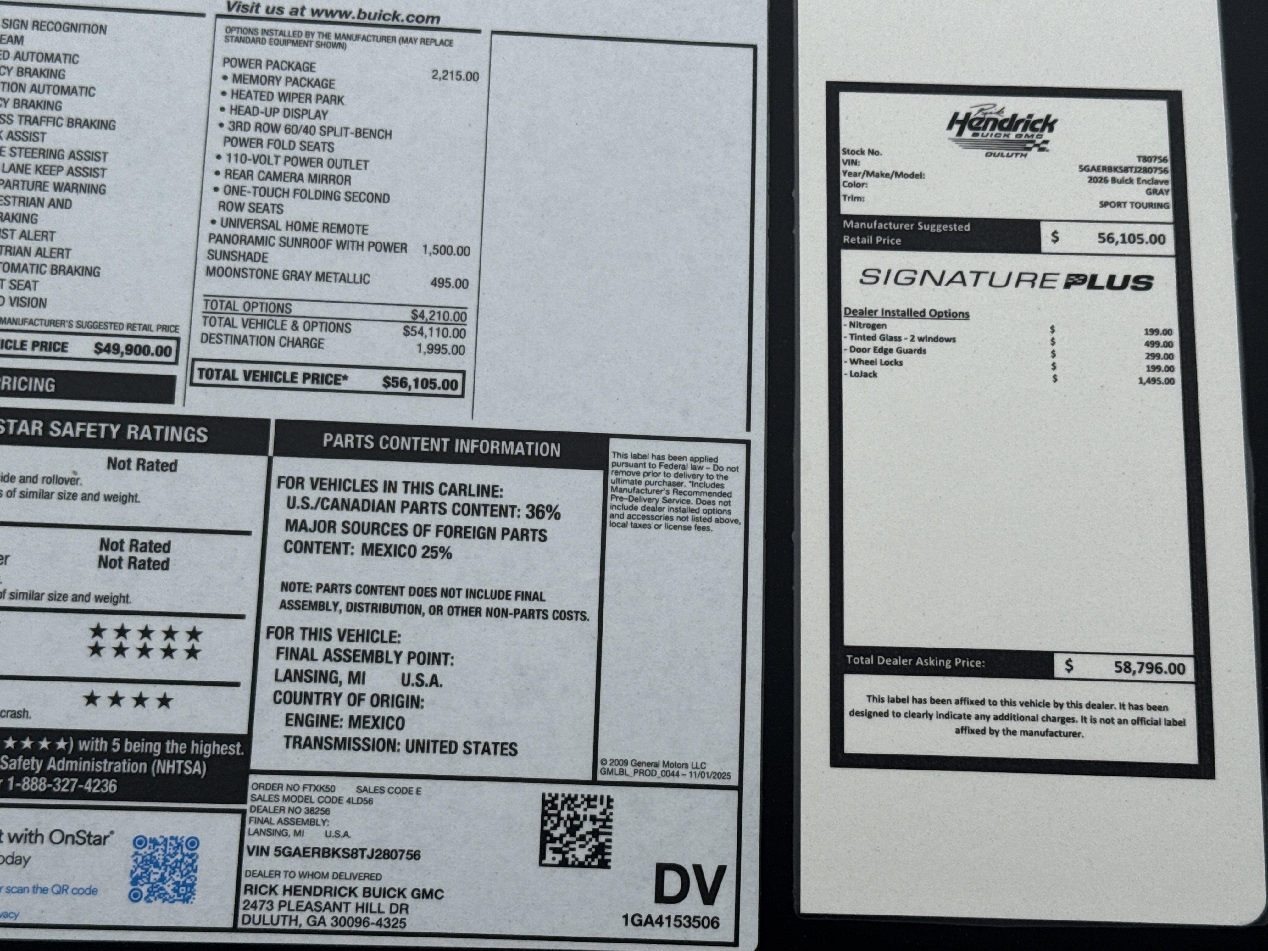 New 2026 Buick Enclave Sport Touring w/ Power Package image 39