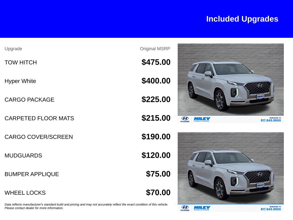 Used 2022 Hyundai Palisade Calligraphy w/ Cargo Package FWD image 5