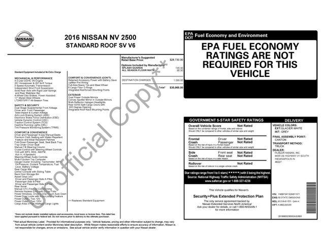 Used 2016 Nissan NV 2500 SV RWD image 39