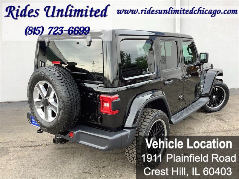 Used 2019 Jeep Wrangler Unlimited Sahara w/ Uconnect 4C Nav & Sound Group AWD/4WD image 25