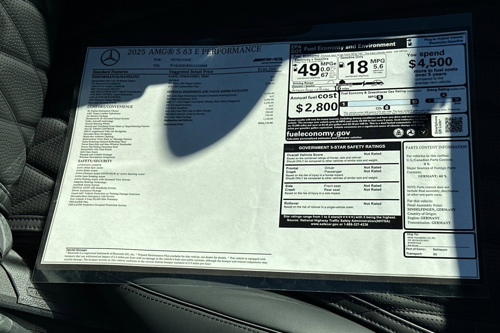 Certified 2025 Mercedes-Benz S 63 AMG S image 29
