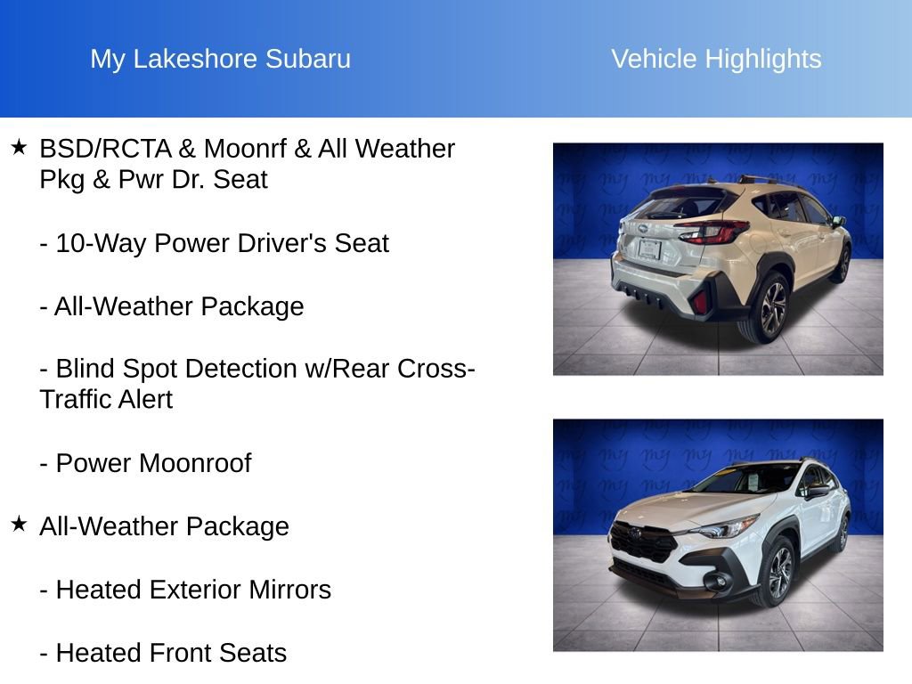 Certified 2024 Subaru Crosstrek 2.0i Premium image 7