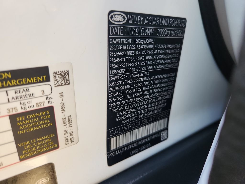 Used 2020 Land Rover Range Rover Sport HSE AWD/4WD image 25