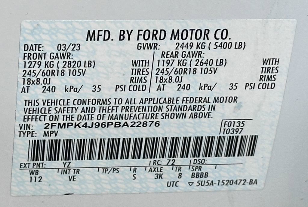 Certified 2023 Ford Edge SEL AWD/4WD image 55