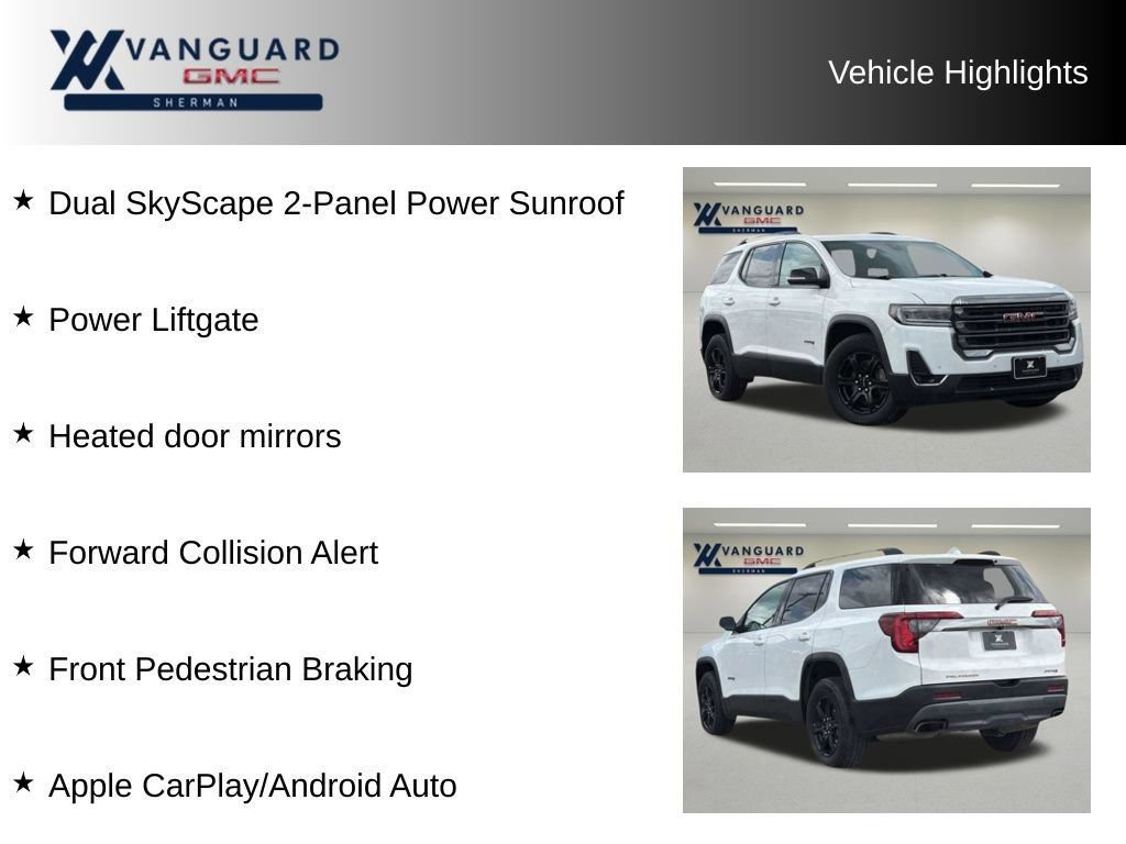 Used 2020 GMC Acadia AT4 w/ Driver Alert Package II AWD/4WD image 13