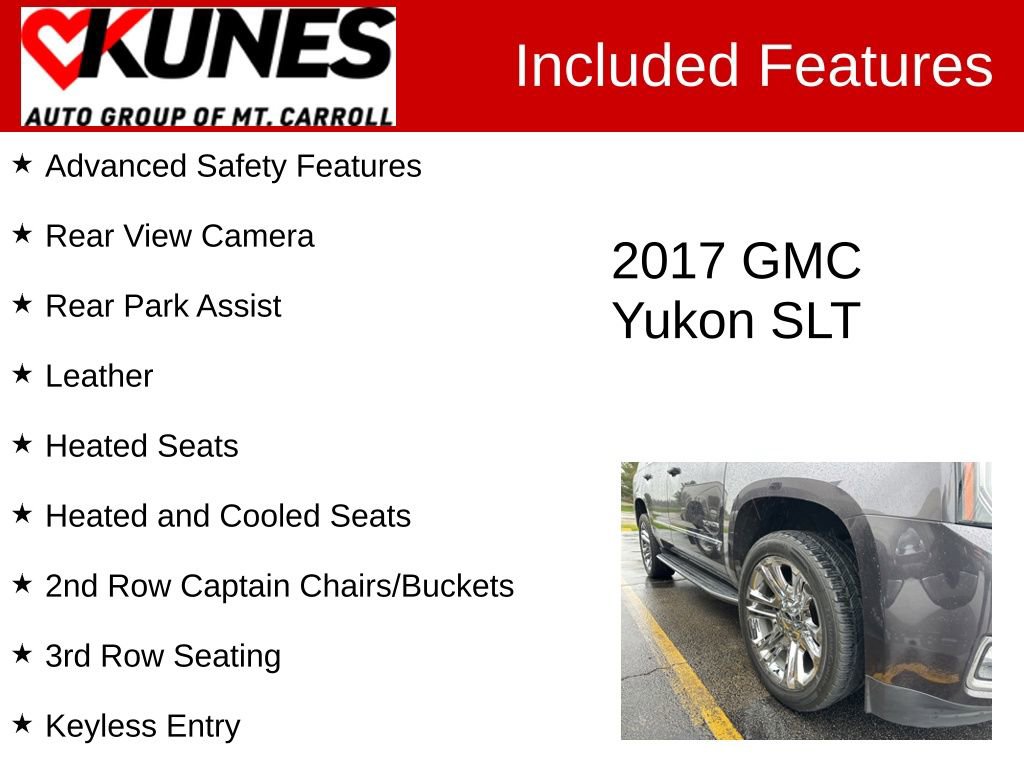Used 2017 GMC Yukon SLT w/ Premium Edition AWD/4WD image 3