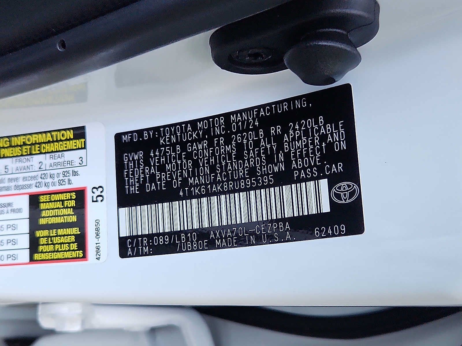 Used 2024 Toyota Camry XSE FWD image 27