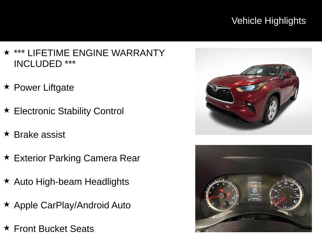 Used 2022 Toyota Highlander LE image 2