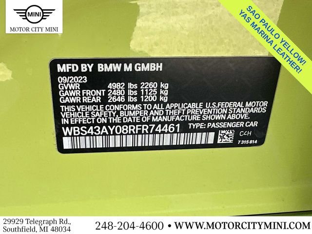 Used 2024 BMW M3 Competition w/ M Carbon Exterior Package image 21