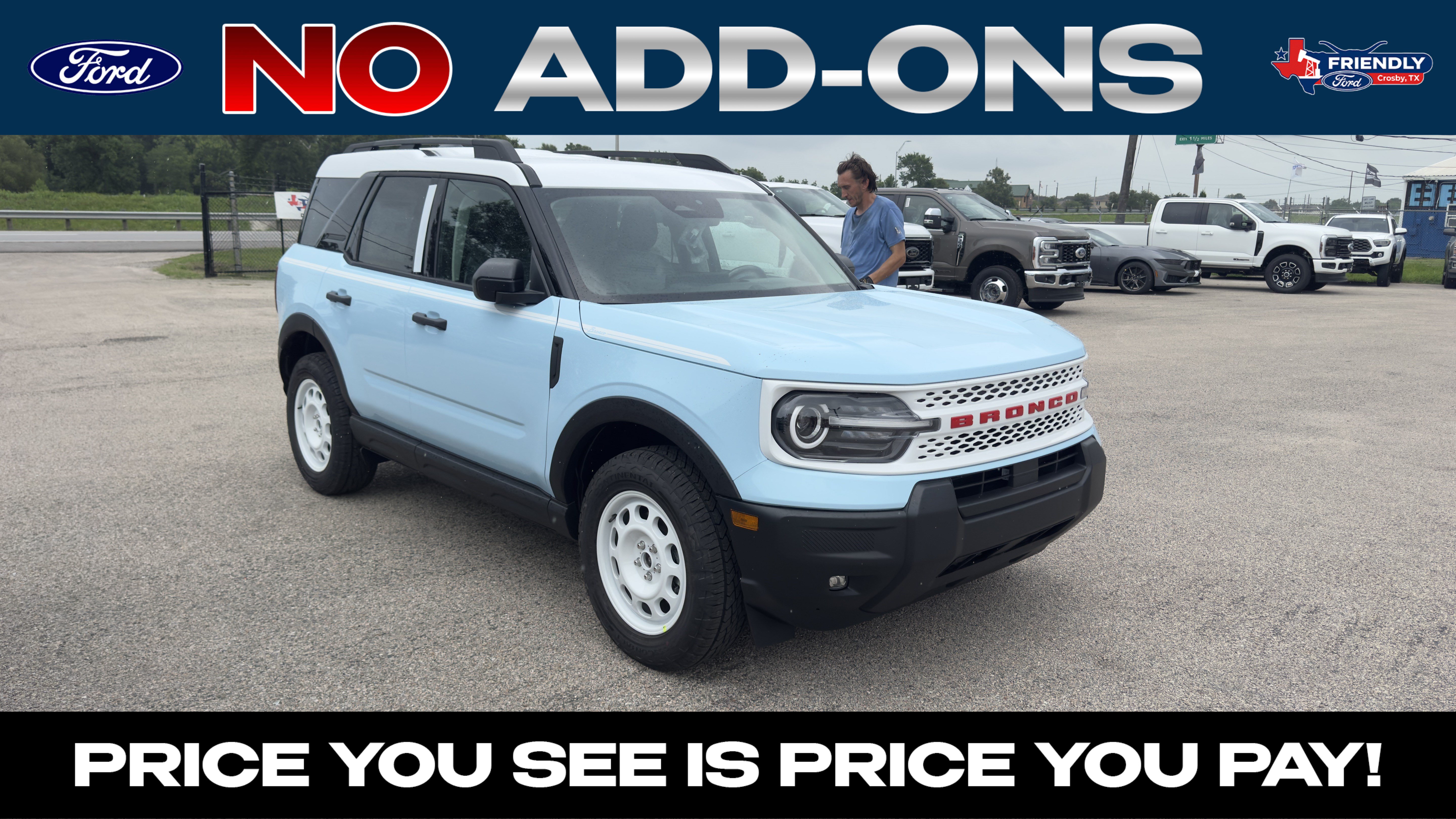 New 2026 Ford Bronco Sport Heritage w/ Convenience Package AWD/4WD image 1