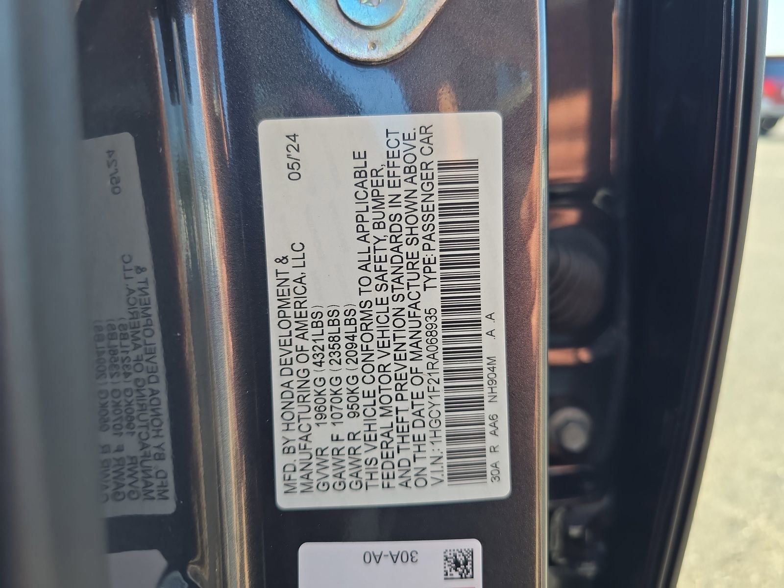 Certified 2024 Honda Accord LX image 28