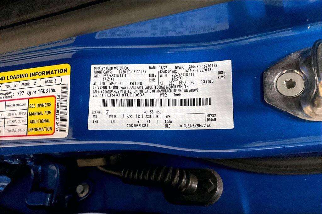 New 2026 Ford Ranger Lariat AWD/4WD image 12