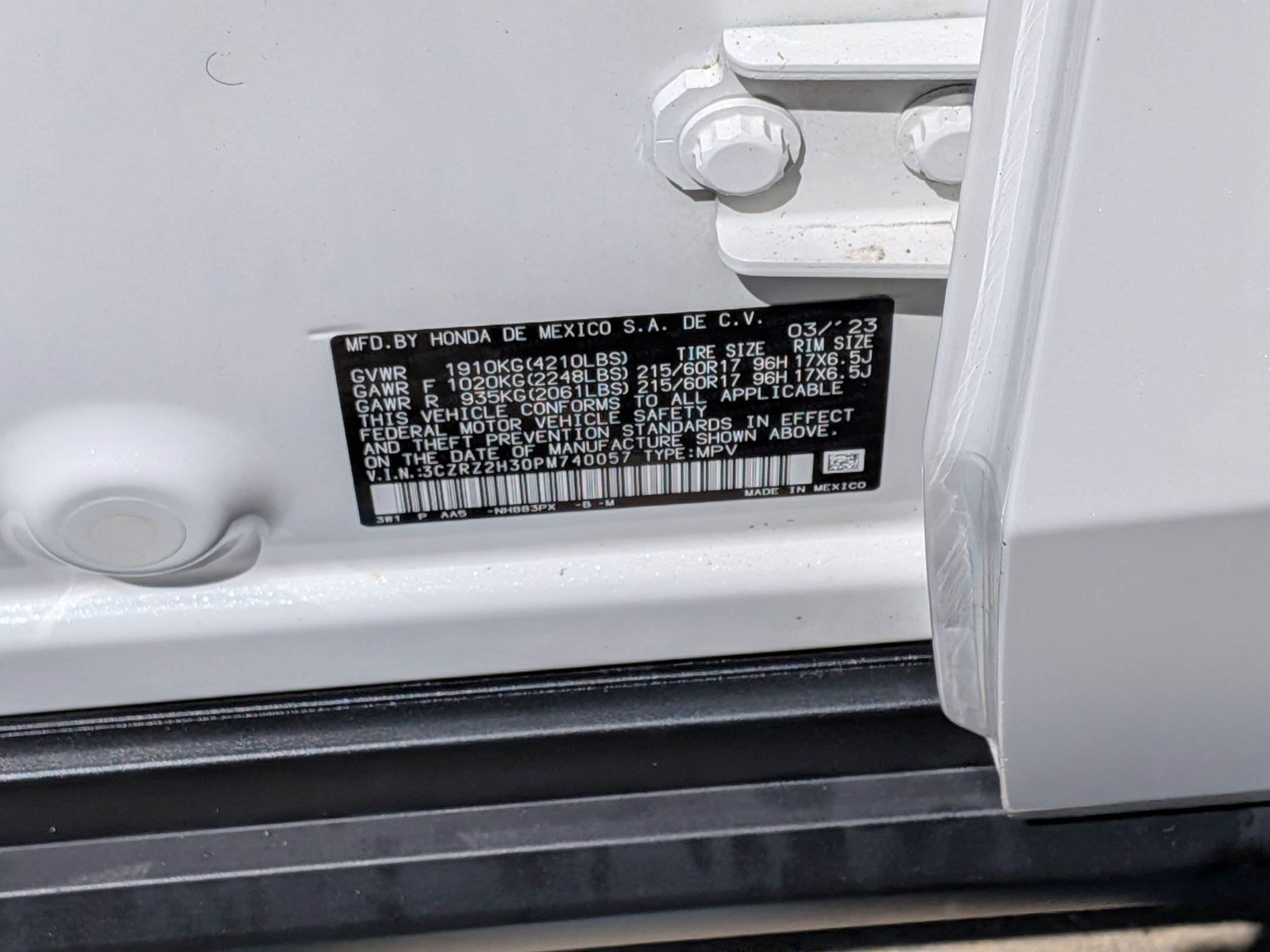 Used 2023 Honda HR-V LX image 31
