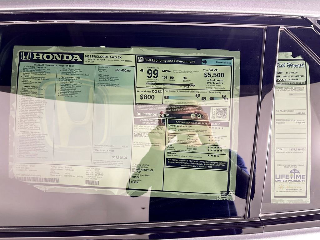 New 2025 Honda Prologue EX image 24