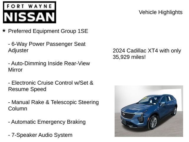 Used 2024 Cadillac XT4 Premium Luxury image 7
