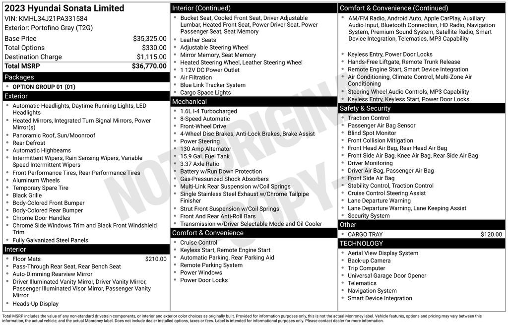 Used 2023 Hyundai Sonata Limited image 6