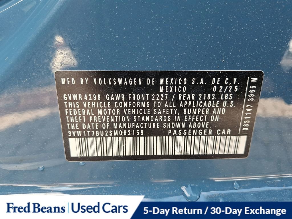 Certified 2025 Volkswagen Jetta GLI Autobahn w/ GLI Black Package FWD image 27