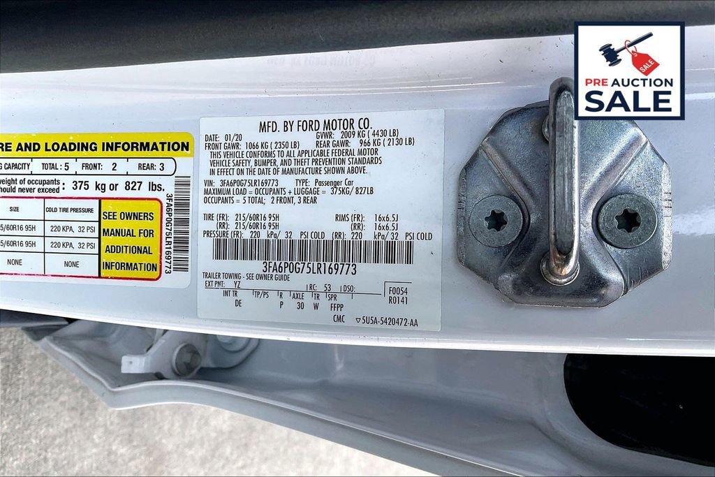 Used 2020 Ford Fusion S image 34