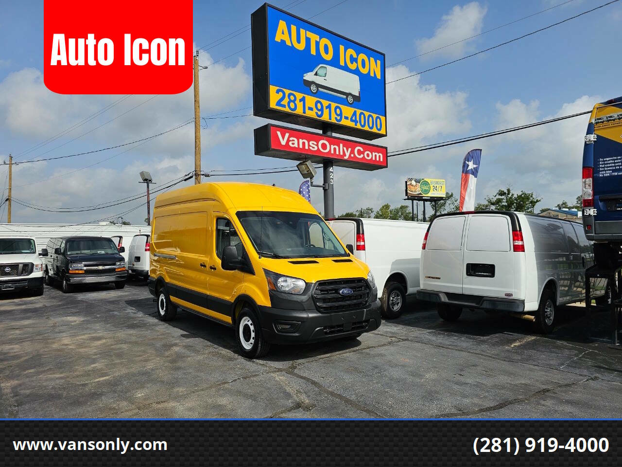 Used 2020 Ford Transit 250 250 3dr LWB High Roof Cargo Va w/ Load Area Protection Package image 1