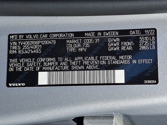 Used 2023 Volvo XC60 B6 Ultimate w/ Climate Package image 28
