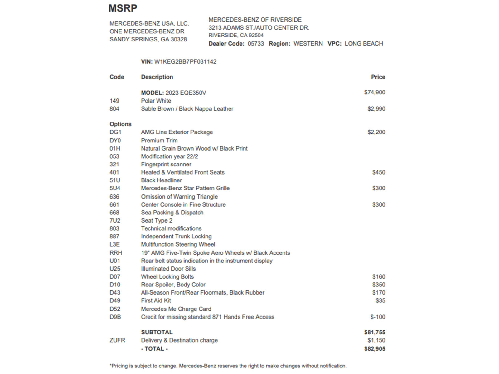 Certified 2023 Mercedes-Benz EQE 350+ Sedan image 25