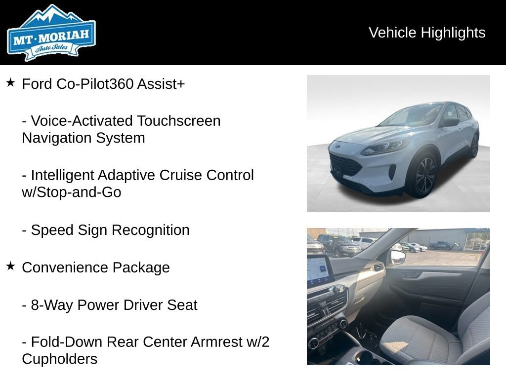 Used 2022 Ford Escape SE w/ SE Sport Appearance Package image 8