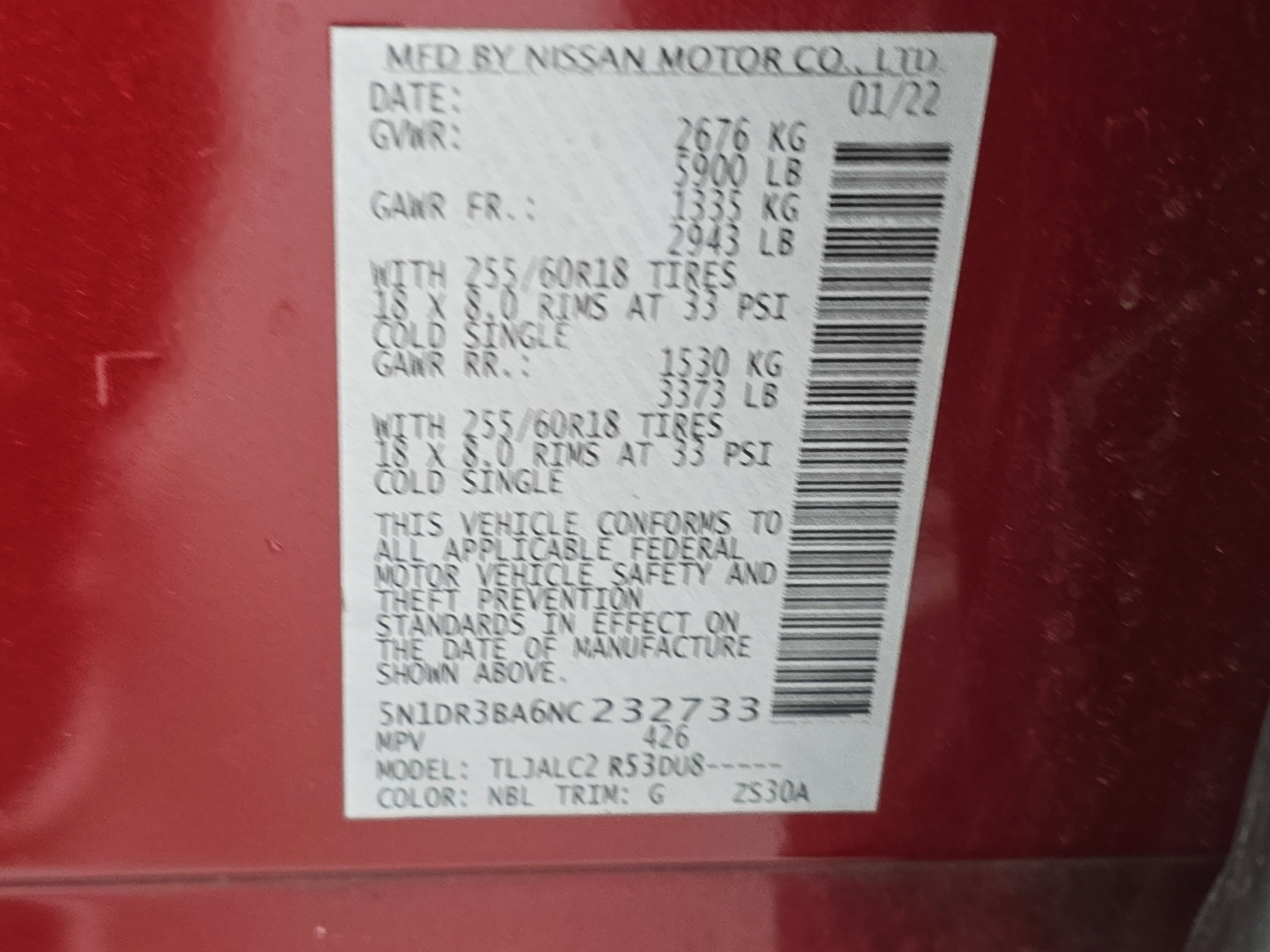 Certified 2022 Nissan Pathfinder SV FWD image 34