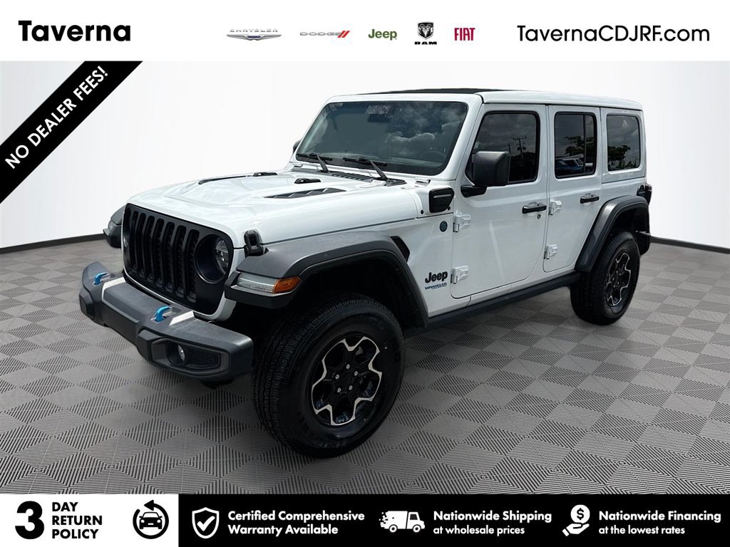 Certified 2021 Jeep Wrangler Unlimited Rubicon 4xe w/ Safety Group AWD/4WD image 1