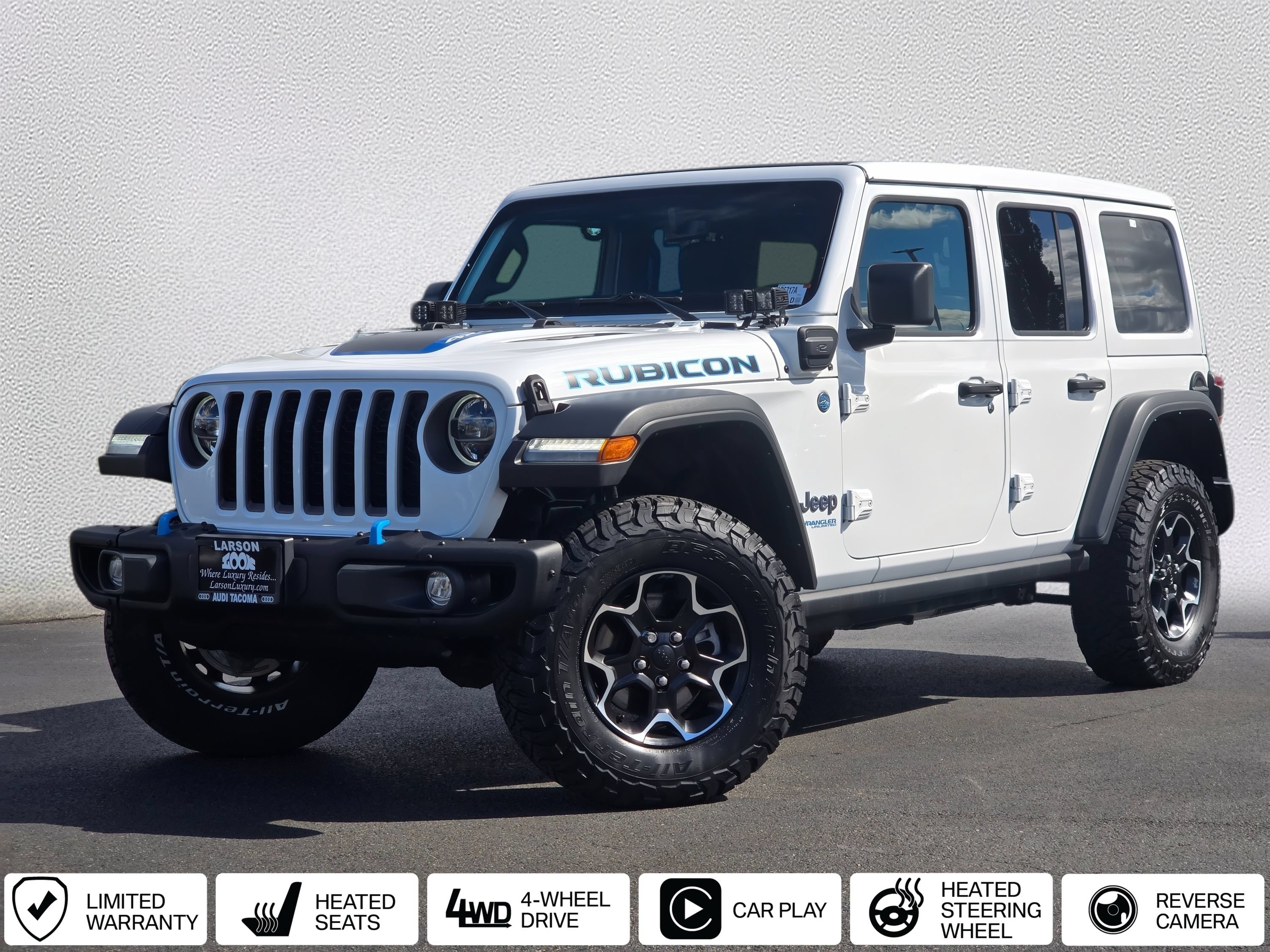 Used 2021 Jeep Wrangler Unlimited Rubicon 4xe w/ Steel Bumper Group