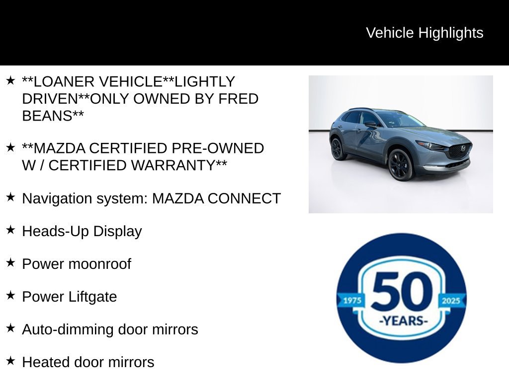 Used 2025 MAZDA CX-30 2.5 Turbo w/ Premium Plus Pkg AWD/4WD image 9