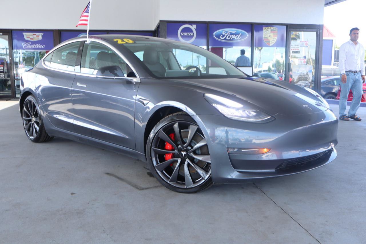 Used 2020 Tesla Model 3 Performance AWD/4WD image 3