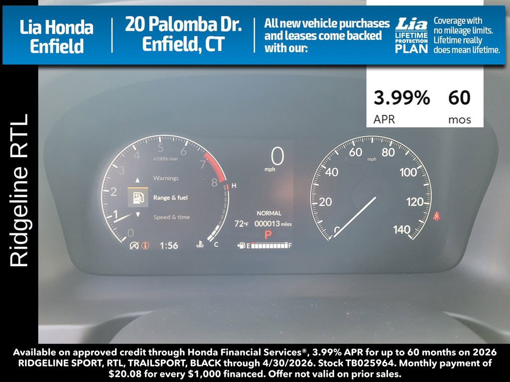 New 2026 Honda Ridgeline RTL image 20