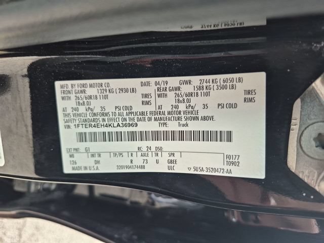 Used 2019 Ford Ranger Lariat w/ Equipment Group 501A Mid RWD image 31