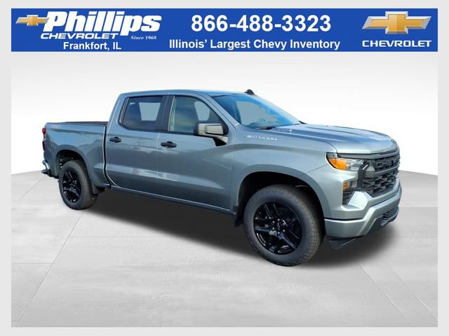 New 2026 Chevrolet Silverado 1500 Custom w/ Turbomax Blackout Package AWD/4WD video 1