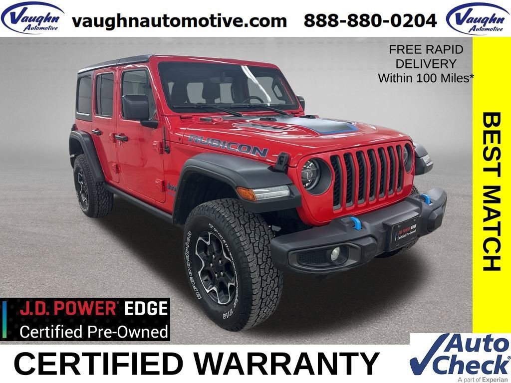 Used 2022 Jeep Wrangler Unlimited Rubicon 4xe w/ Cold Weather Group