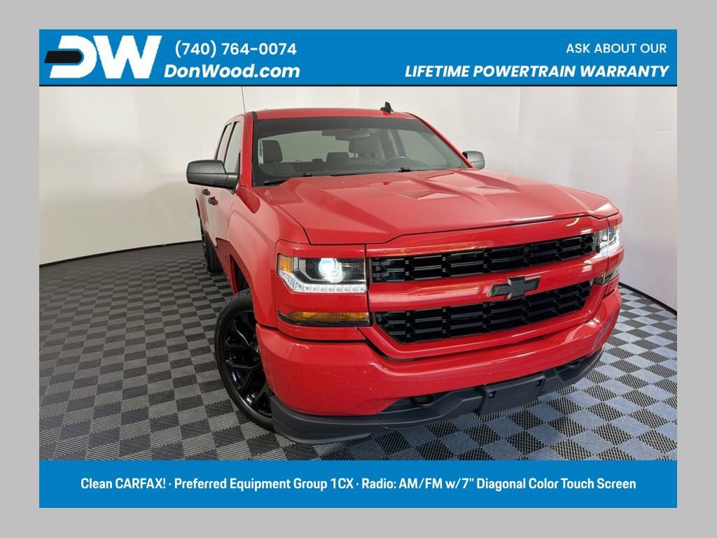Used 2018 Chevrolet Silverado 1500 Custom w/ Custom Convenience Package RWD image 1