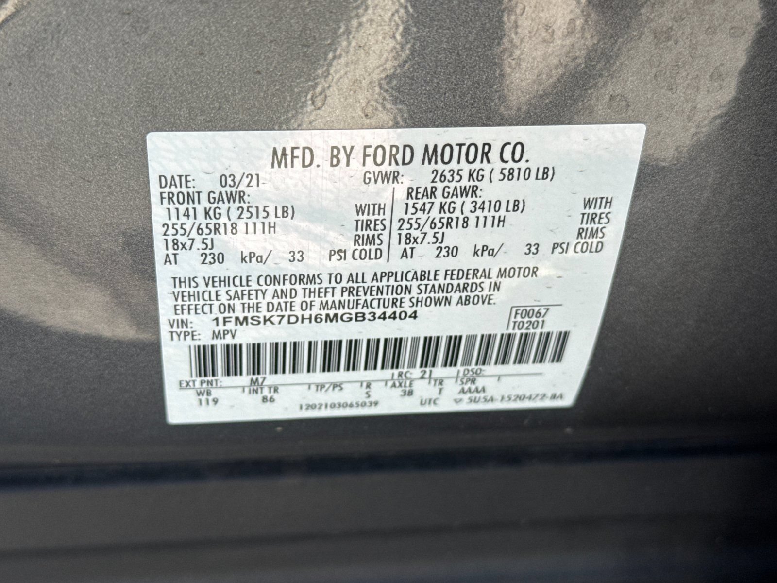 Used 2021 Ford Explorer XLT RWD image 43