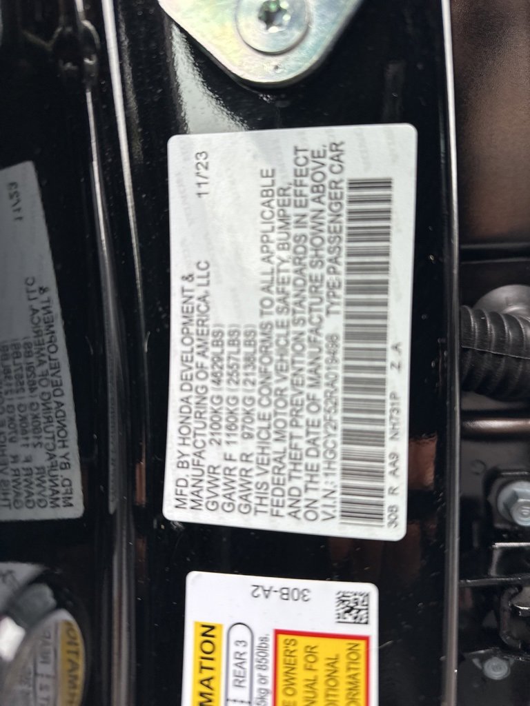 Certified 2024 Honda Accord Sport image 23
