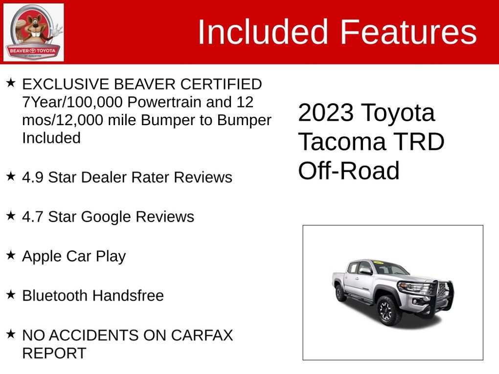 Used 2023 Toyota Tacoma TRD Off-Road AWD/4WD image 4