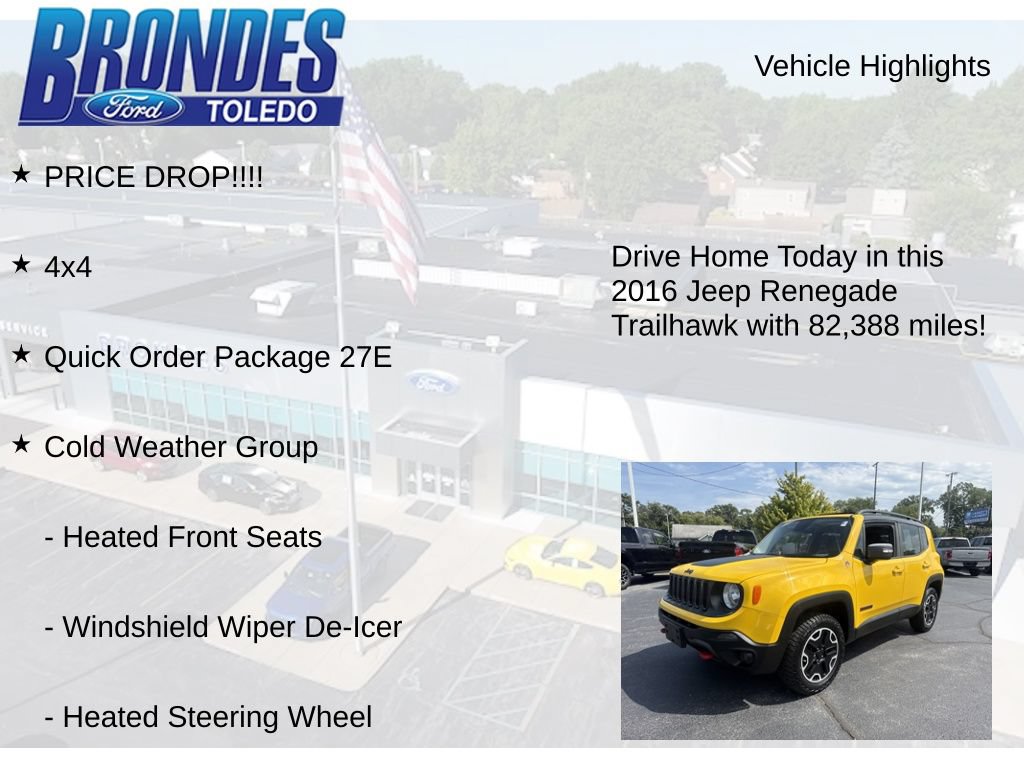 Used 2016 Jeep Renegade Trailhawk w/ Cold Weather Group AWD/4WD image 5
