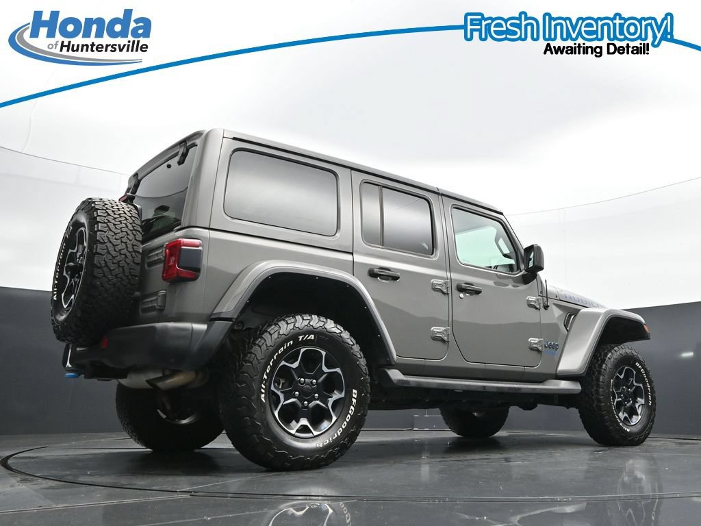 Used 2022 Jeep Wrangler Unlimited Rubicon 4xe w/ Steel Bumper Group AWD/4WD image 39