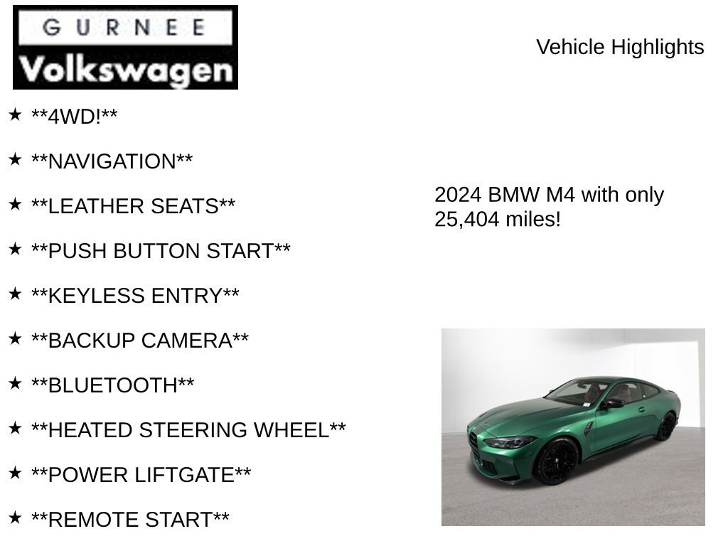 Used 2024 BMW M4 xDrive Competition w/ Executive Package image 8