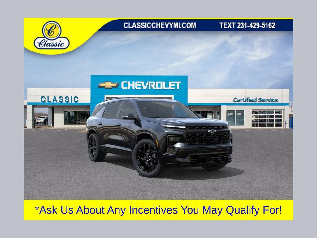 New 2026 Chevrolet Traverse RS w/ LPO, Floor Liner Package