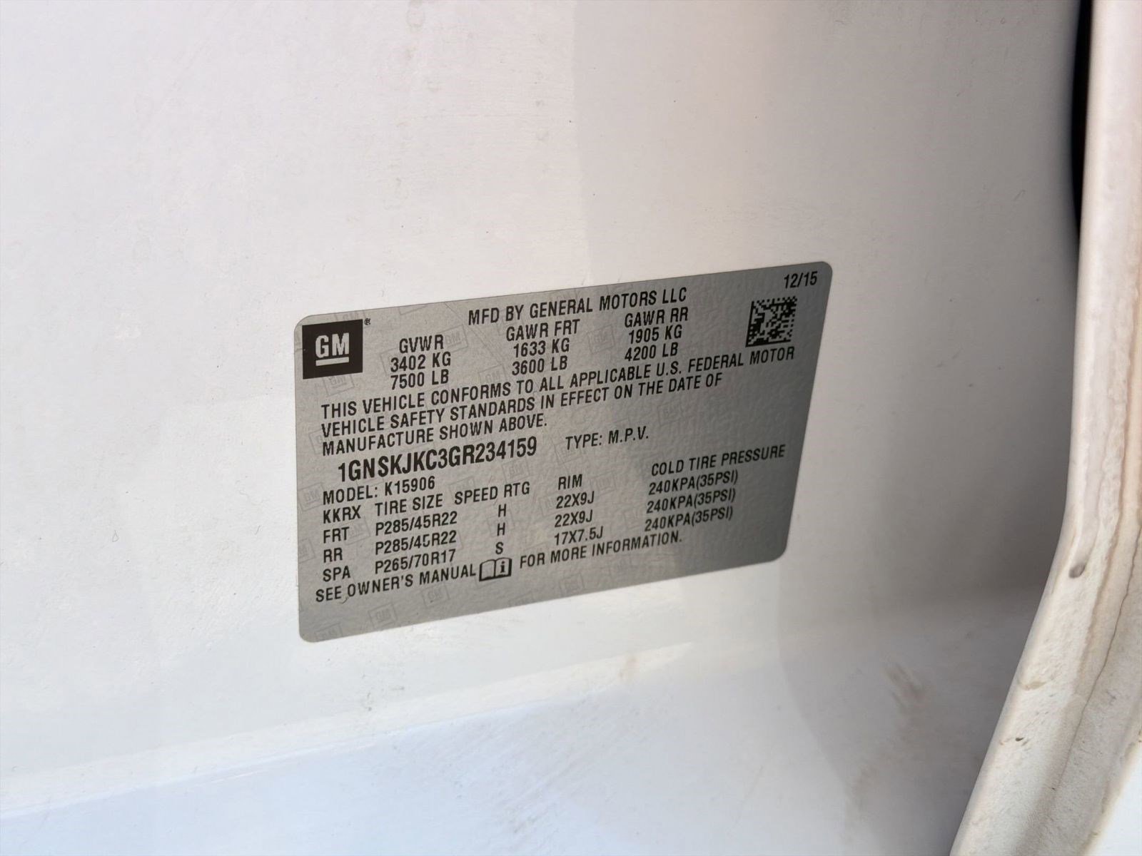 Used 2016 Chevrolet Suburban LTZ AWD/4WD image 20