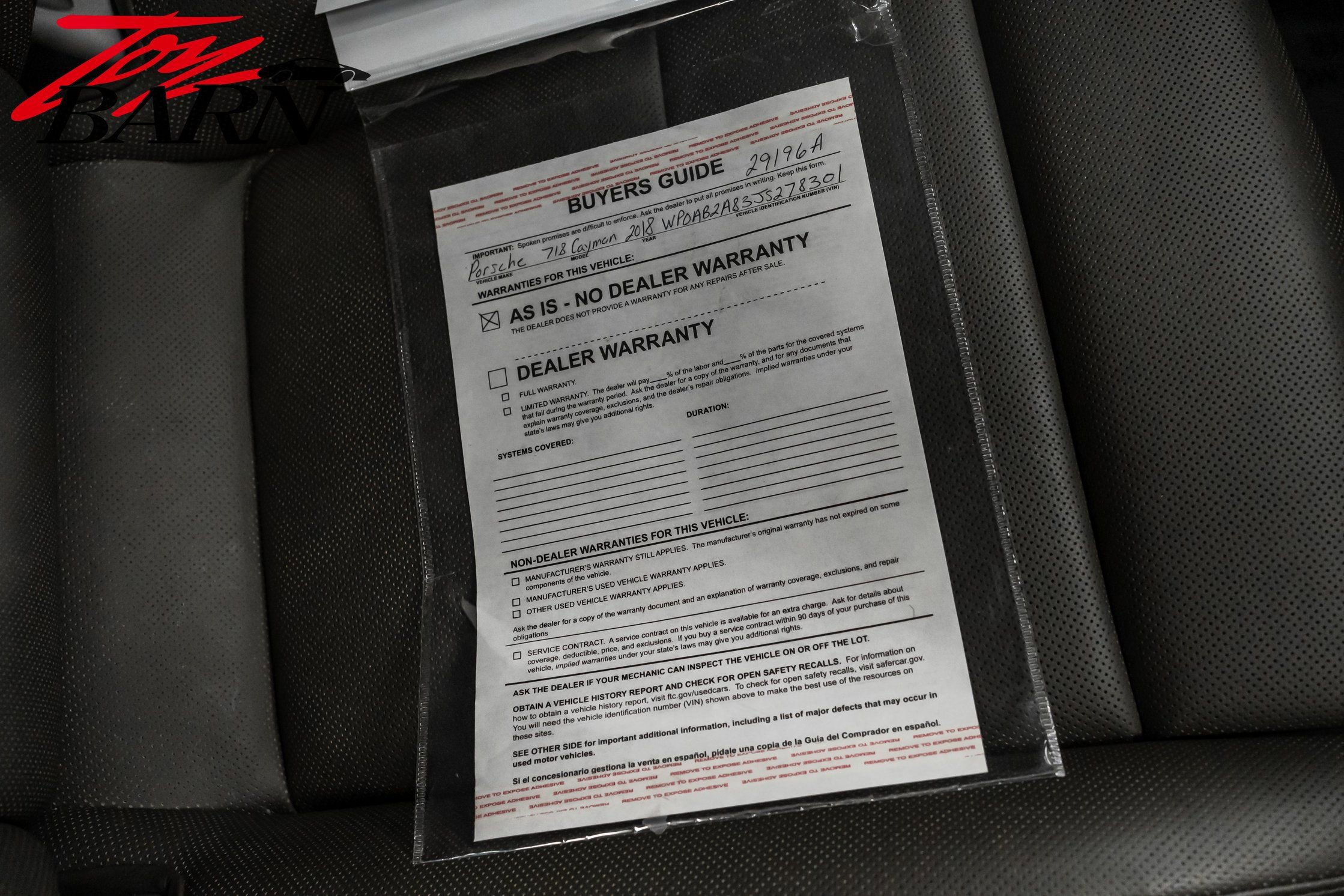 Used 2018 Porsche 718 Cayman S image 57