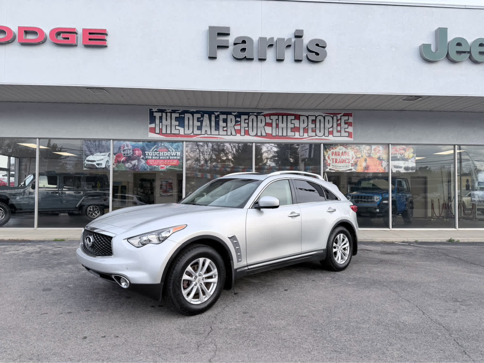 Used 2017 INFINITI QX70 AWD w/ Premium Package
