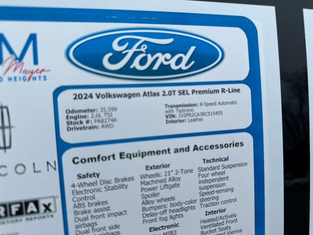 Used 2024 Volkswagen Atlas SEL Premium R-Line image 46