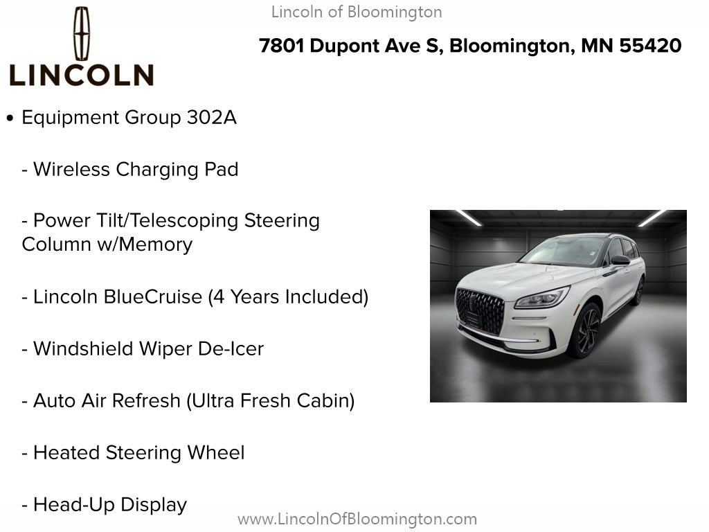 New 2025 Lincoln Corsair Grand Touring w/ Equipment Group 302A image 5