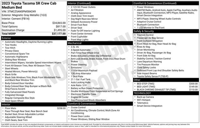 Used 2023 Toyota Tacoma SR image 11