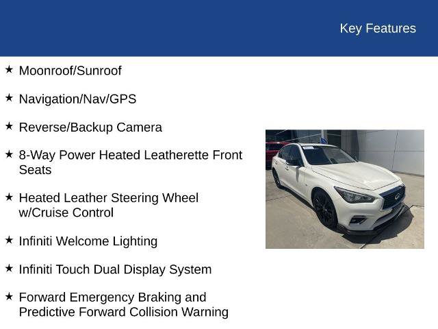 Used 2019 INFINITI Q50 Luxe w/ Essential Package (3.0T Luxe) AWD/4WD image 35